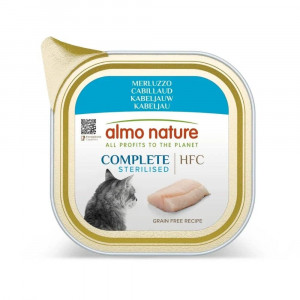 Almo Nature HFC Sterilised Cod konservi kaķiem Menca 85g